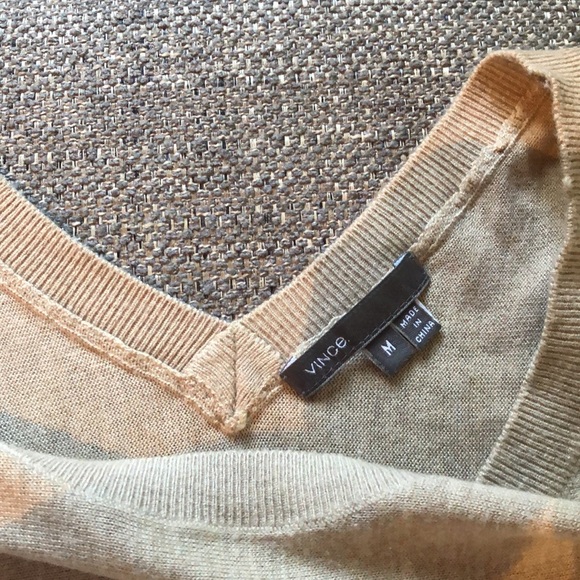 Cozy Vince camel color sweater size M - Picture 6 of 7